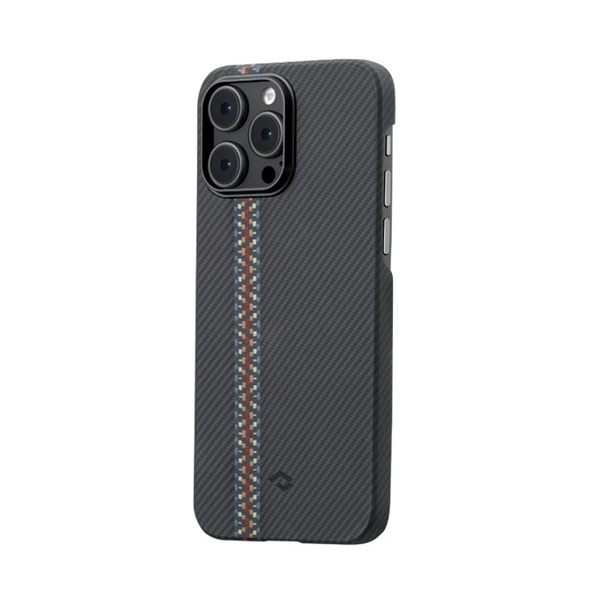 Pitaka чехол для iPhone 14 Pro Max MagEZ Case 3 Rhapsody MagSafe (черно-серый в полоску) FR1401PM