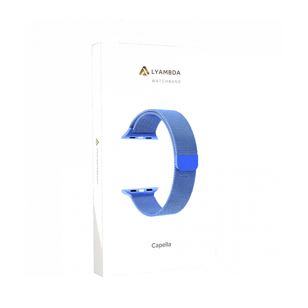 Lyambda ремешок Capella 41 мм (синий) DS-APM02-40-BL Lyambda ремешок Capella 41 мм (синий) DS-APM02-40-BL