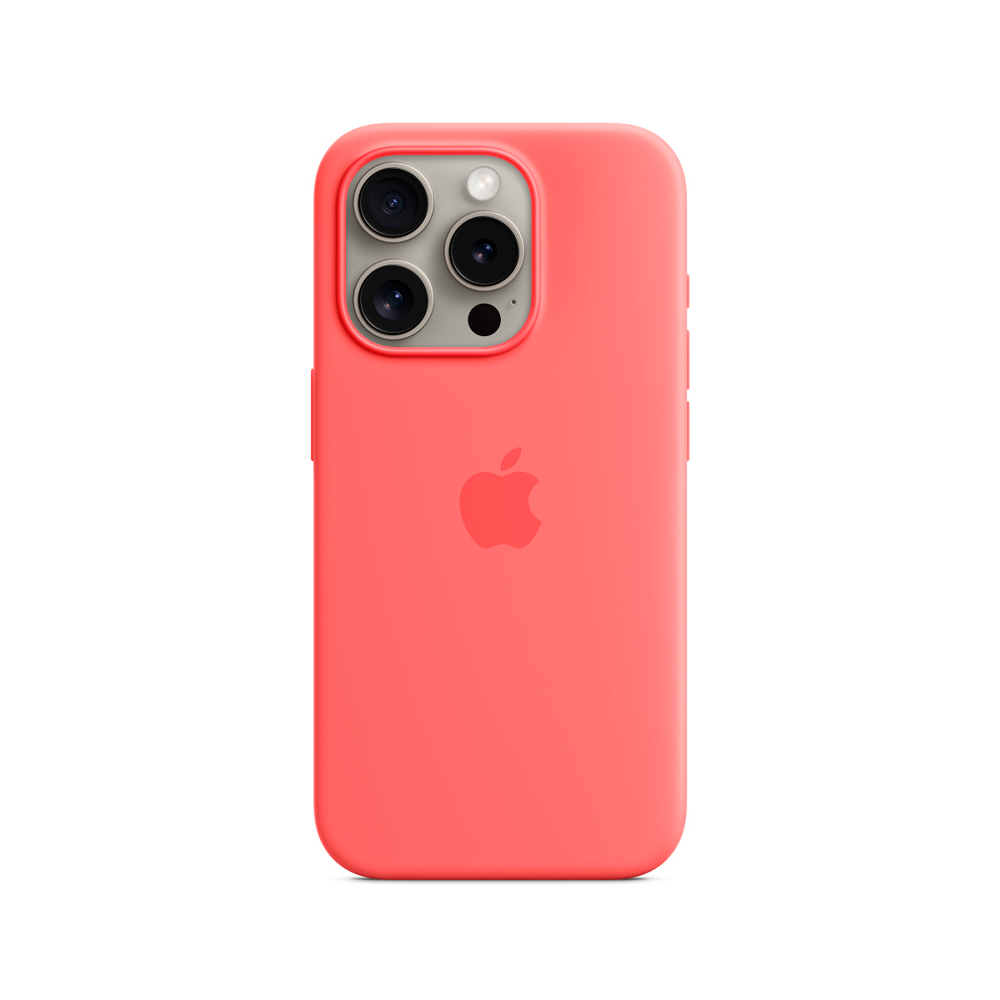 Apple чехол для iPhone 15 Pro Max Silicone Case MagSafe (коралловый)  MT1V3ZE/A купить в Махачкале