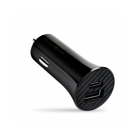 Pitaka АЗУ Fast Charging Type-C + USB A 36W (черный) CА1001