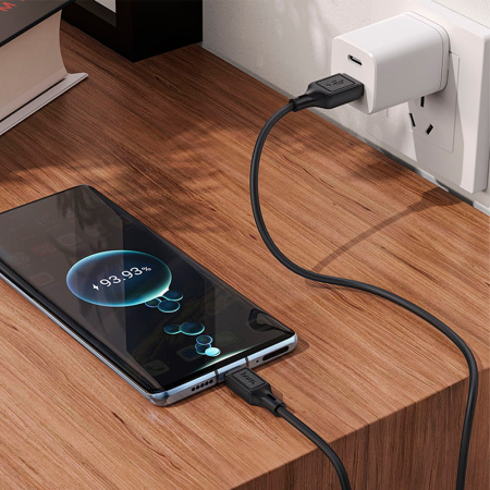 Hoco кабель Type-C/Lightning X90 1м (черный) Hoco кабель Type-C/Lightning X90 1м (черный)