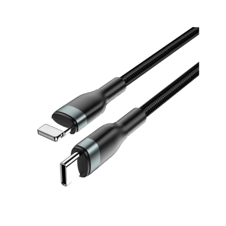 Wiwu кабель Type-C/Lightning Cobra 30W 1.2м (черный)