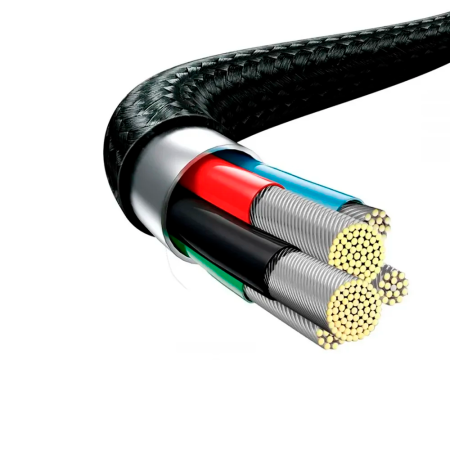 Baseus кабель Type-C-Lightning/Type-C/Micro 3 в 1 20W 1.5м (черный) CAMLT-SC01
