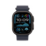 Apple Watch Ultra 2 49mm, черный, Ocean Band темно-синий ремешок