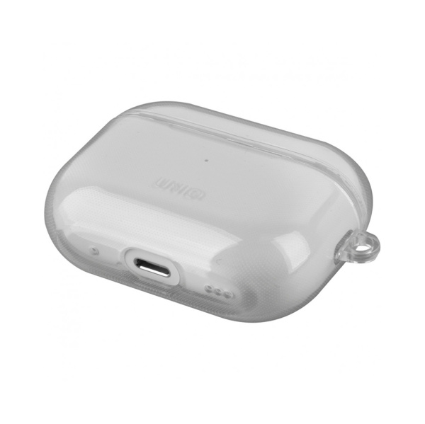 Uniq чехол для AirPods Pro 2 TPU Glase с карабином (прозрачный) AIRPODSPRO2-GLSCLR