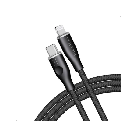 Voltme кабель Type-C/Lightning Stark CL312 1.2м (черный) C2079 Voltme кабель Type-C/Lightning Stark CL312 1.2м (черный) C2079