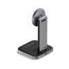 Satechi БЗУ 2 в 1 Foldable QI2 Wireless Charging Stand (серый) ST-Q21FM