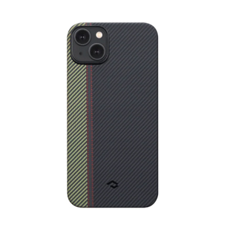 Pitaka чехол для iPhone 14 Plus MagEZ Case 3 Overture MagSafe (черно-серый в полоску) FO1401M