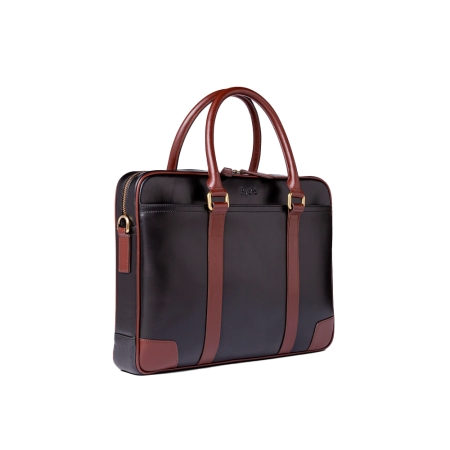 Ryoko сумка для MacBook 15.3 Wellington Work Briefcase (черный/коричневый)