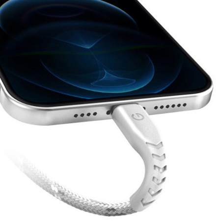 EnergEA кабель USB A/Lightning NyloFlex MFI 1.5м (белый) CBL-NF-WHT150