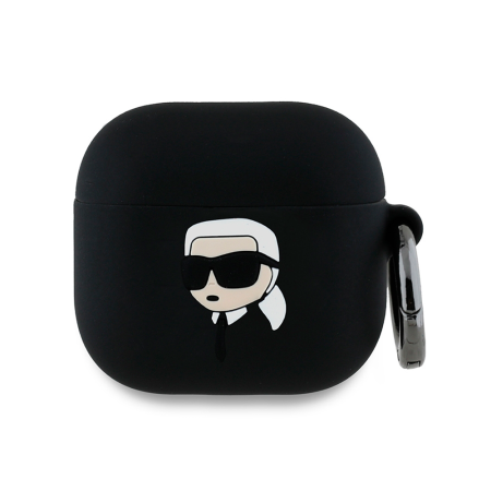 Lagerfeld чехол для AirPods 4 NFT 3D Karl (черный) KLA4RUNIKK