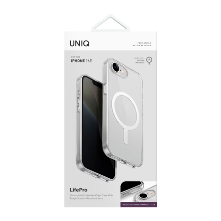Uniq чехол для iPhone 16e LifePro Xtreme MagSafe (прозрачный) IP16E(2025)HYB-LPRMCLR Uniq чехол для iPhone 16e LifePro Xtreme MagSafe (прозрачный) IP16E(2025)HYB-LPRMCLR