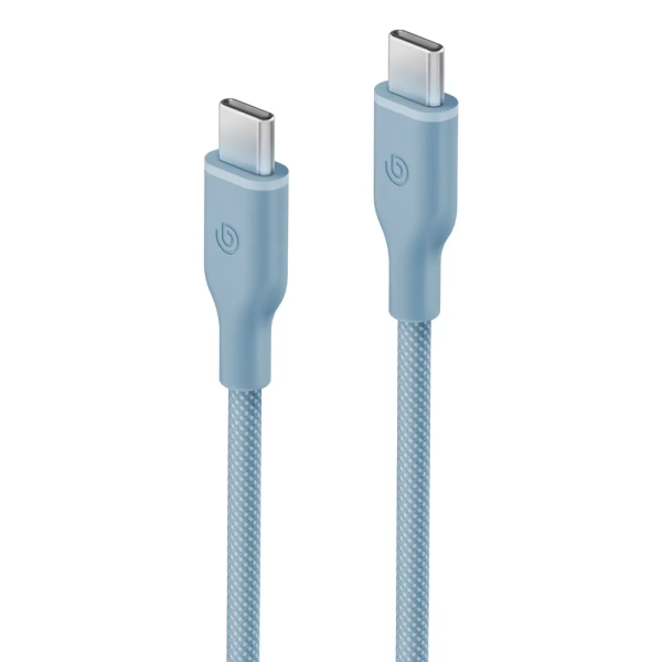 EnergEA кабель Type-C/Type-C Bazic GoCharge Weave 60W 480Mbps 1.5м (синий) CBL-GCWE-BLU150 EnergEA кабель Type-C/Type-C Bazic GoCharge Weave 60W 480Mbps 1.5м (синий) CBL-GCWE-BLU150