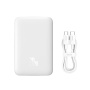 Baseus внешний аккумулятор MagSafe Magnetic Mini Wireless 20W 6000mAh (белый) PPCX100502