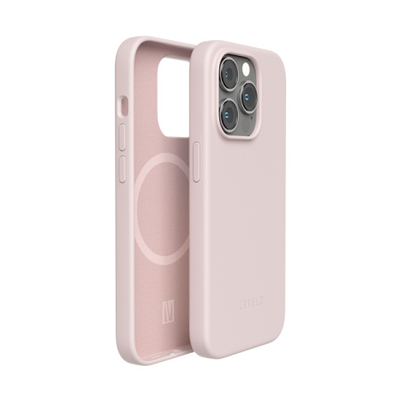 Levelo чехол для iPhone 14 Pro Iris MagSafe (розовый) LVLMAGIRIS14P-PK Levelo чехол для iPhone 14 Pro Iris MagSafe (розовый) LVLMAGIRIS14P-PK