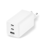 uBear СЗУ Wall charger Bridge GaN 100W 2х Type-C + USB A (белый) WC29WHPD100-ACC
