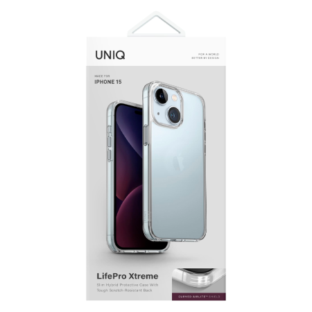 Uniq чехол для iPhone 15 Lifepro Xtreme (прозрачный) IP6.1(2023)-LPRXCLR Uniq чехол для iPhone 15 Lifepro Xtreme (прозрачный) IP6.1(2023)-LPRXCLR