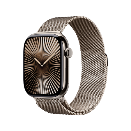Apple ремешок Milanese Loop 46/49 мм (S/M) (натуральный) MC7J4ZM/A