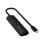 Satechi хаб 4-port Slim 4 Multiport Adapter (черный) ST-P4SK