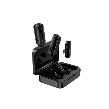 Wiwu петличный микрофон беспроводной Type-C Wi-WM001 (черный)