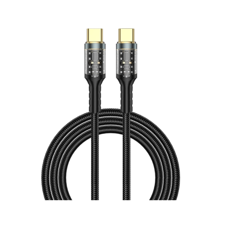 Wiwu кабель Type-C/Type-C Geek 100W 1.2м (черный)