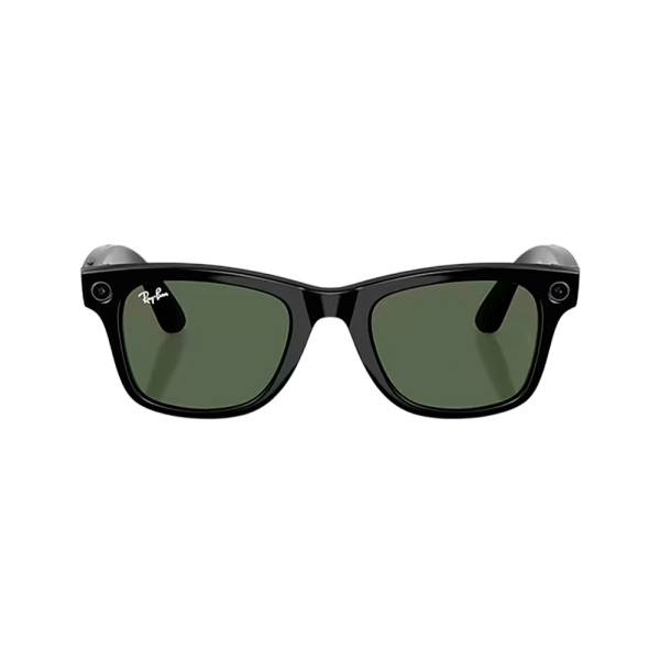 Ray-Ban экшн камера-очки Wayfarer Gen 2 L (Глянцевая черная оправа/Зеленые линзы) (черный) 601/7153