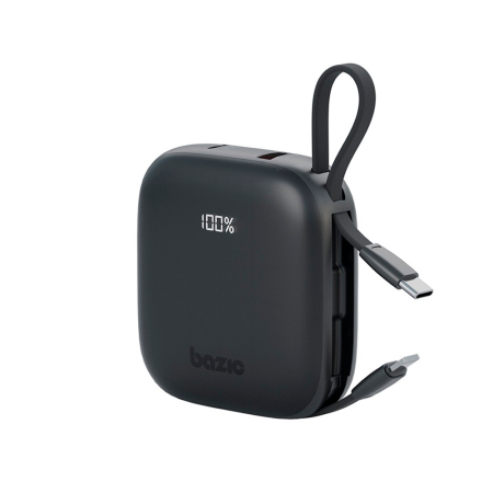 EnergEA внешний аккумулятор GoPower Fusion 10000mAh + кабель Lighning/Type-C (черный) GPW-FUSN-BLK