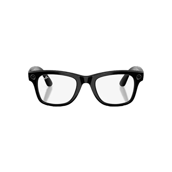 Ray-Ban экшн камера-очки Wayfarer L (Глянцевая черная оправа/Прозрачные линзы) (черный) 601/SB53