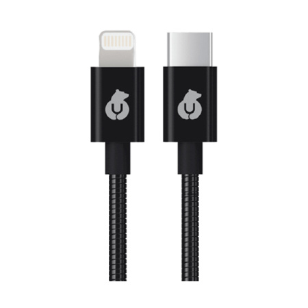 uBear кабель Type-C/Lightning Force Metal 1.2м (черный) DC10BL12FM-CL