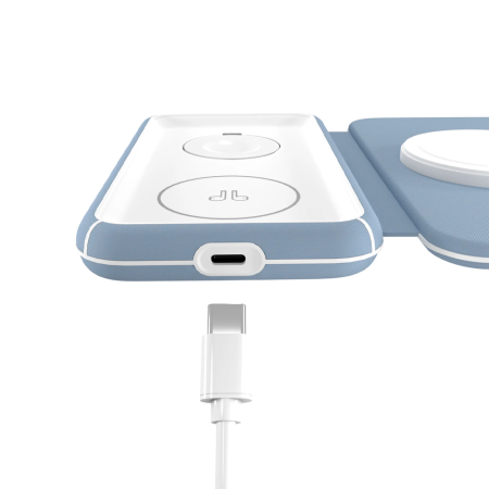 Lyambda БЗУ 3 в 1 MagSafe (голубой) LMS301_BL