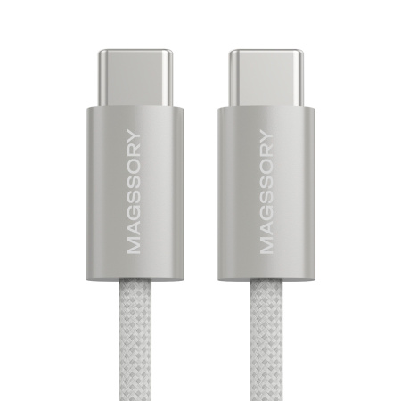 Magssory кабель Type-C/Type-C Line C 60W 1.5м (белый) CBL002w