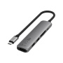 Satechi хаб 6-port Slim 4 Multiport Adapter (серый) ST-P6SM