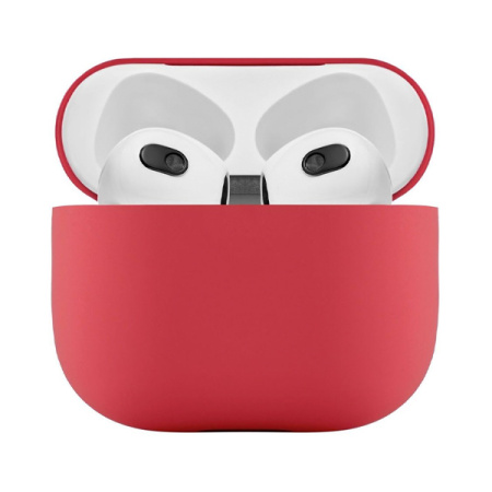 uBear чехол для AirPods 3 cиликоновый (красный) CS64RR04-AP21 uBear чехол для AirPods 3 cиликоновый (красный) CS64RR04-AP21