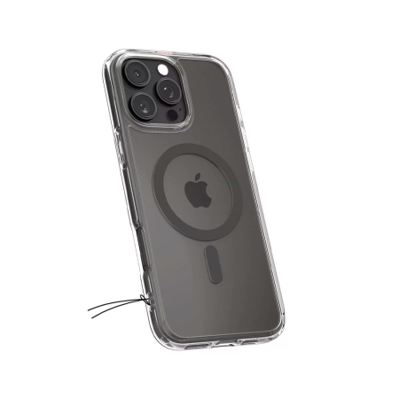 Spigen чехол для iPhone 16 Pro Ultra Hybrid (Graphite) MagSafe (прозрачный) ACS08130