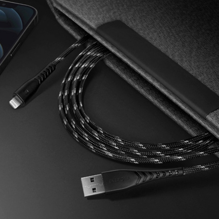 EnergEA кабель USB A/Lightning NyloFlex MFI 1.5м (черный) CBL-NF-BLK150