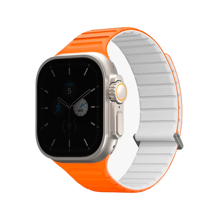 Uniq ремешок Revix Evo 46/49 мм (оранжевый/белый) 49MM-REVEAORGWHT