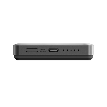EnergEA внешний аккумулятор MagSafe AluPac Air 5K 20W 5000mAh (черный) AP-AIR5K-GUN