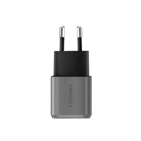 EnergEA СЗУ AmpCharge GaN 20W Type-C + USB A (серый) CHR-AC-GAN20EU