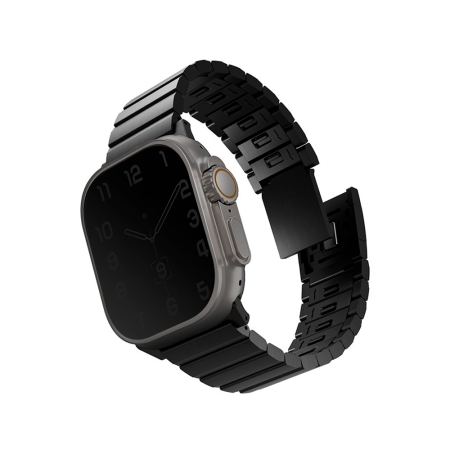 Uniq ремешок стальной Strova Mag Strap 46/49 мм (черный) 49MM-STRVMBLK