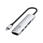Satechi хаб 6-port Slim 4 Multiport Adapter (серебристый) ST-P6SS