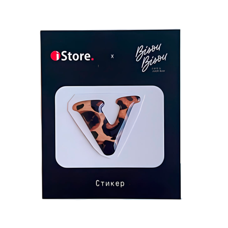 Стикер "V" (принт леопард) Стикер "V" (принт леопард)