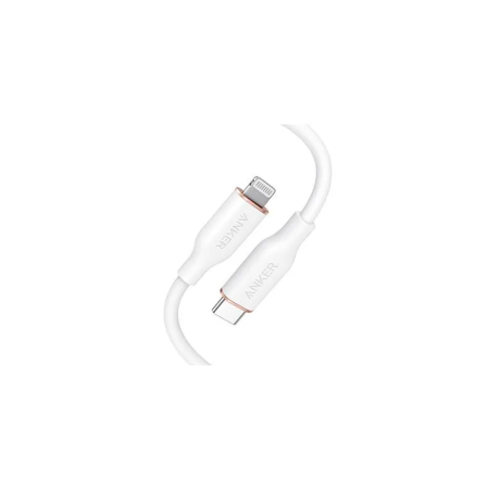 Anker кабель Type-C/Lightning PowerLine III Flow 30W 0.9м (белый) A8662621 Anker кабель Type-C/Lightning PowerLine III Flow 30W 0.9м (белый) A8662621