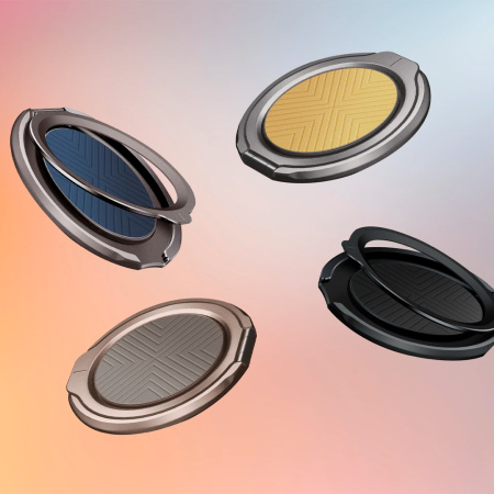 Uniq кольцо держатель GripFit Classic 360 Carbon MagSafe (черный) GRIPFITPRE-CBLACK