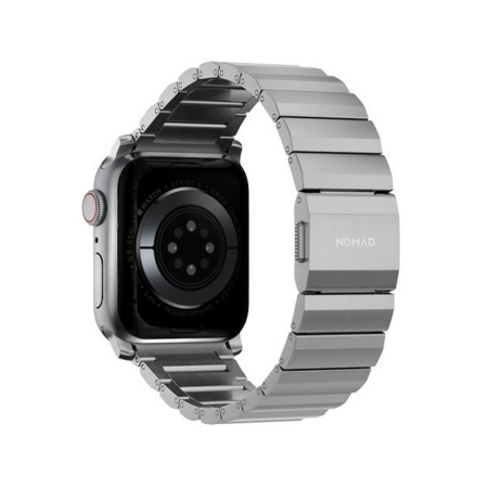 Nomad ремешок титановый Titanium Band V2 46/49 мм (серебристый) NM1A4HSXT0
