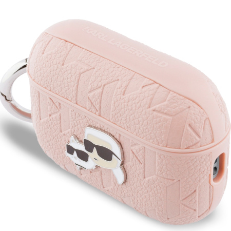 Lagerfeld чехол для AirPods Pro 3 PU Head Karl & Choup (розовый) KLAP3PGKCPP