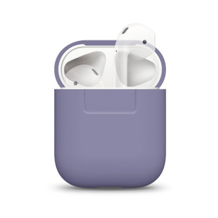 Elago чехол для AirPods силиконовый (фиолетовый) EAPSC-LVG