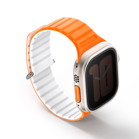 Uniq ремешок Revix Evo 46/49 мм (оранжевый/белый) 49MM-REVEAORGWHT