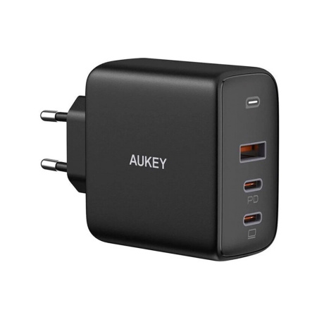 Aukey СЗУ Omnia Mix3 90W GaN USB A + 2x Type-C (черный) PA-B6S