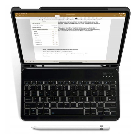 Tech-protect клавиатура для iPad Air 11" (2024) SC Pen Eng (черный) 9589046921018