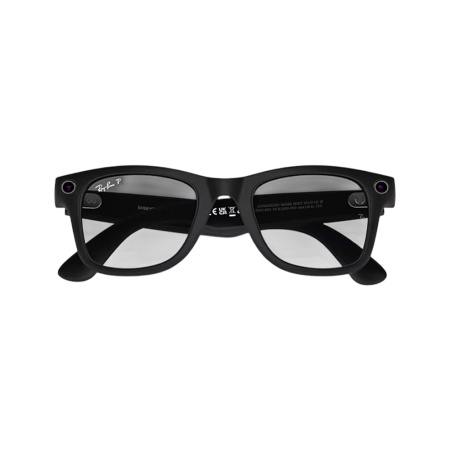 Ray-Ban экшн камера-очки Wayfarer Gen 2 L (Матовая черная оправа/Polar Gradient Graphite) (черный)